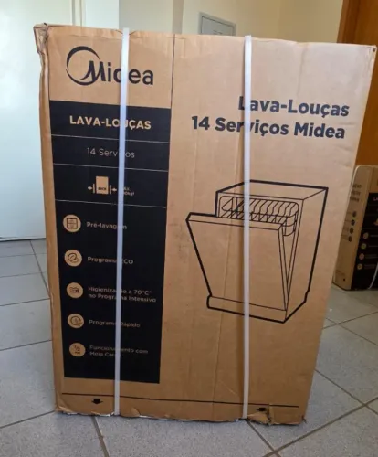Lava Louças 8 Serviços Cinza Midea