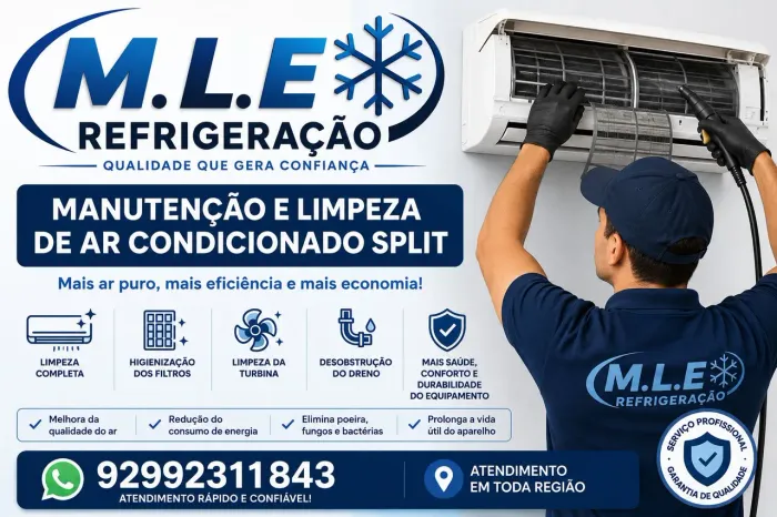 Limpeza de ar condicionado split,.,.,