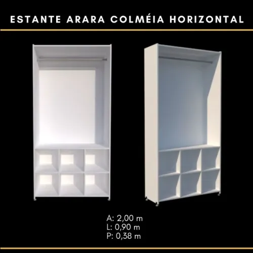 Estante Arara Colmeia