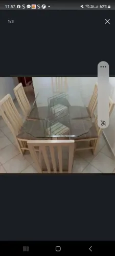 Mesa de vidro grande