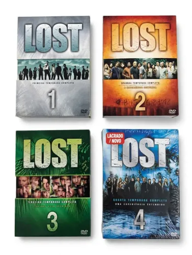 Coleção série lost da 1 a 4 Temporada