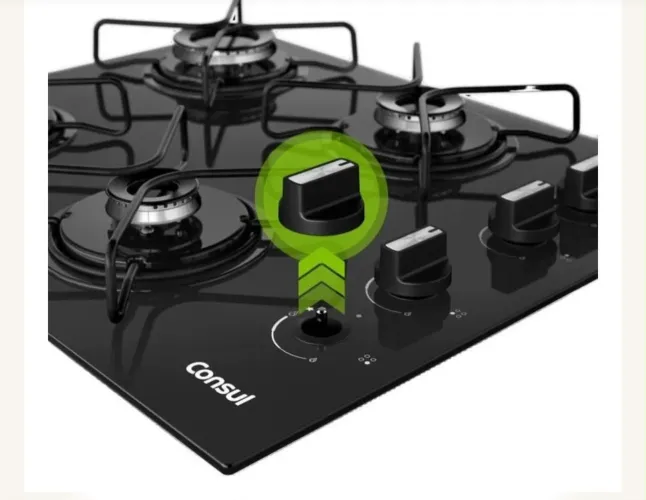 FOGÃO COOKTOP NA CAIXA CONSUL     DIVIDO NO CARTÃO 