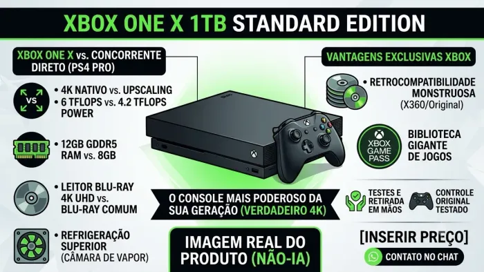 Xbox one X 1TB