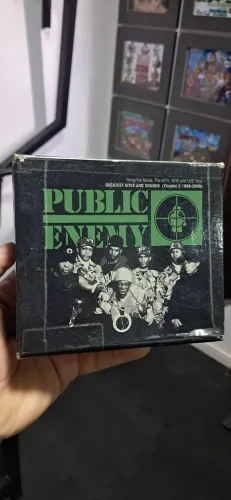 Box cds & dvds Public Enemy (edição colecionador)