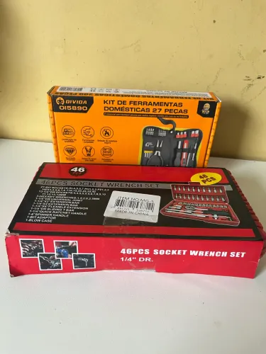 Kit de Reparo 27pçs + Kit de Ferramentas 46pçs