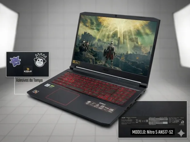 Notebook Gamer 17 FHD 144hz Acer Nitro 5 Core I5 c/ GeForce (Usado)