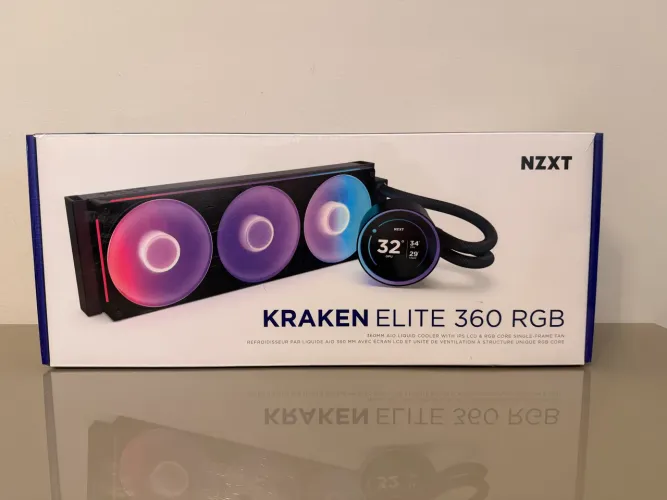 Water Cooler NZXT Kraken Elite 360 RGB Preto - Lacrado com NF