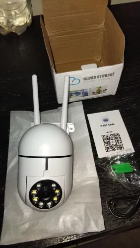 CÂMERA WI FI COM ÁUDIO E VISÃO NOTURNO