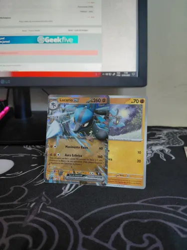 Kit Carta Pokémon lucario+riolu