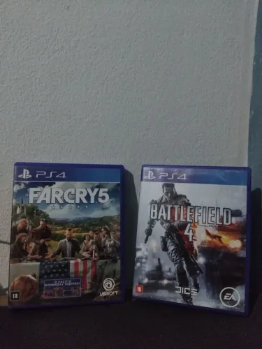 COMBO PS4 FAR CRY 5 & BATTLEFIELD 4 MIDIA FÍSICA