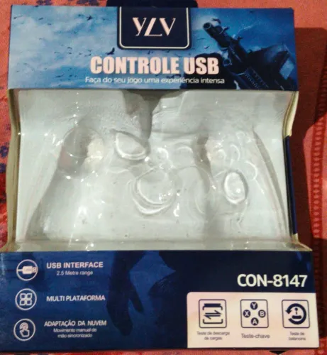 ? Controle USB PC YLV CON-8147 + Caixa