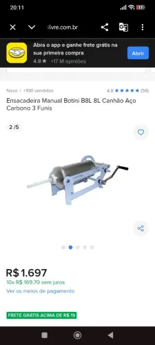 Ensacadeira Manual Botini