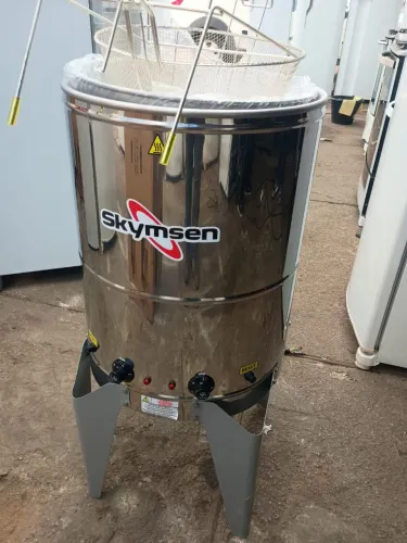 FRITADEIRA ELÉTRICA ÁGUA E ÓLEO 24 LITROS INOX SKYMSEN NOVA