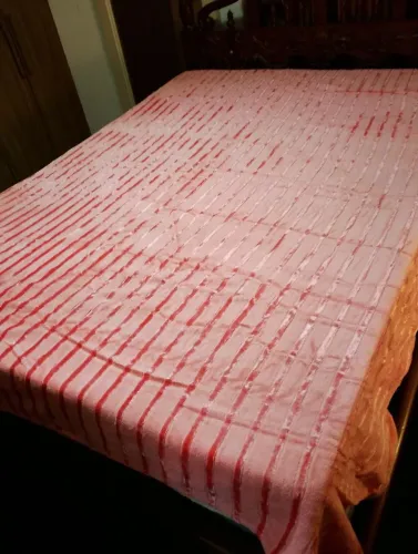 Colcha antiga veludo cama de casal