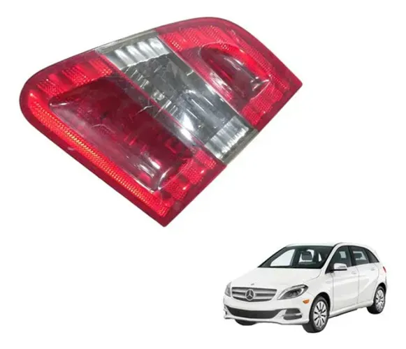 Lanterna Traseira Direita Tampa Bmw B180 2009 2010 2011 2012 Direito/passageiro Vermelho