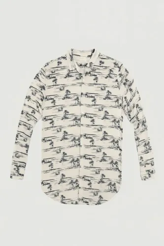 Camisa de manga foxton
