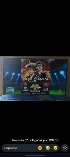 Tv 32 polegadas pra vender logo