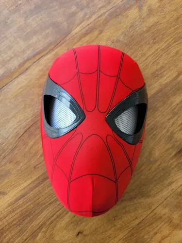 Máscara realista Homem Aranha 1/1 - dispositivo de abrir os olhos manual