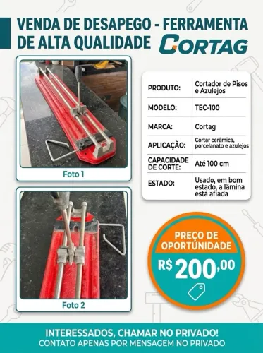 Cortag TEC-100 (100 cm) a lâmina está afiada