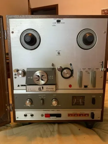Akai X-1800SD Gravador Rolo Tape Recorder Vintage 1969 Completo