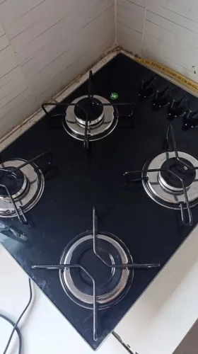 Fogão Cooktop Clarice 4 bocas a gás