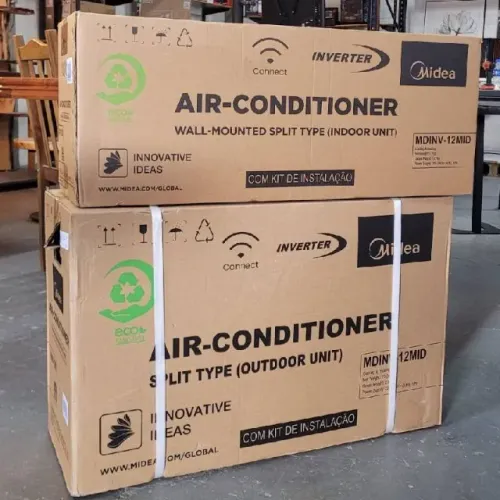 AR CONDICIONADO MIDEA INVERTER QUENTE E FRIU 12000BTU