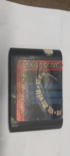 Cartucho Mega Drive 10 jogo funcionando 