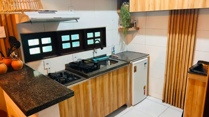 Quarto e sala mobiliado no Trevo do Francês próximo da praia