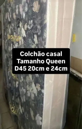 Colchão D45 casal 20cm 750,00 colchão D45 casal 24cm 990