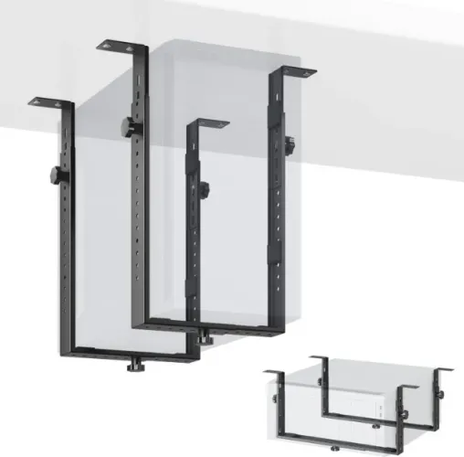 Suporte para gabinete sob mesa PUTORSEN | Até 35 kg | Vertical ou Horizontal