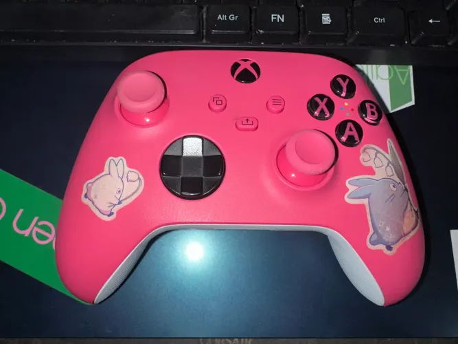 Controle Xbox sem fio wireless Série X Rosa