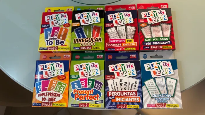 Jogos PLAY TO LEARN para Aulas de Inglês