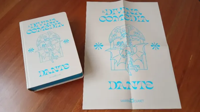 Livro A Divina Comédia, de Dante Alighieri - Capa Dura - Com Pôster