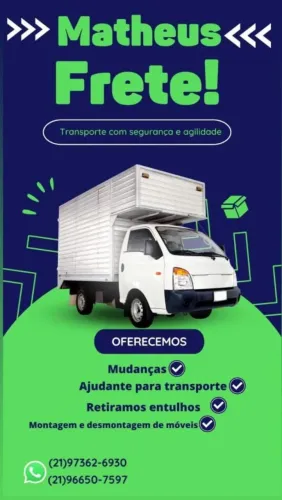 Faço frete para todo estado ótimo preço..  Cell ou zap *
