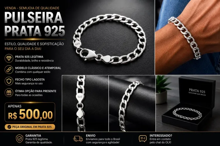 Pulseira de Prata