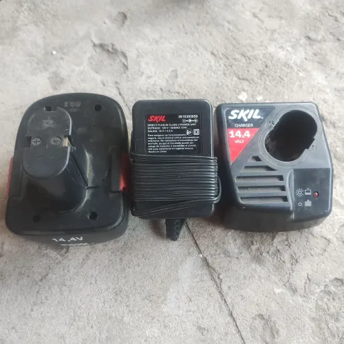Carregador e fonte para parafusadeira furadeira Skil 14.4 Volt