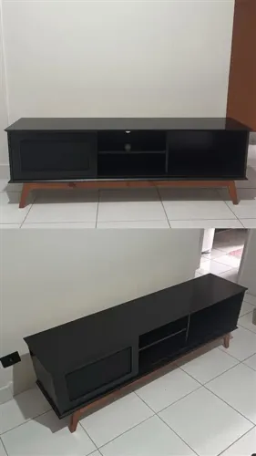 Rack Panamá 1 PT Preto 162 cm