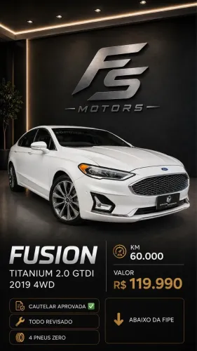 Ford Fusion Titanium 2.0 Gtdi Eco. AWD Aut. 2019