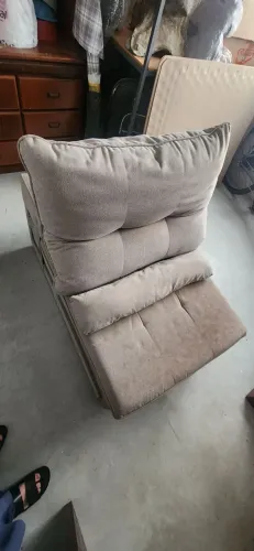 Poltrona sofa reclinável 1 lugar cinza