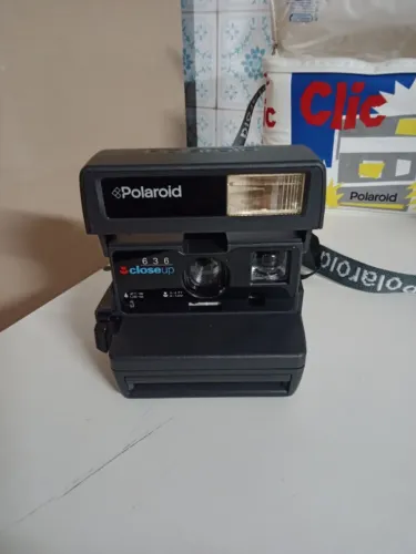 Câmera polaroid 636 close-up vintage