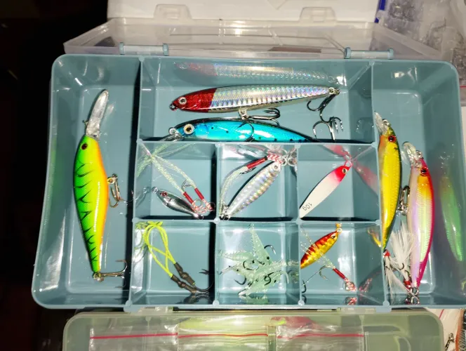 Kit de pesca completo, pra pescar em qualquer lugar