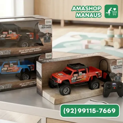Carrinho Controle Remoto Camionete Monstro Truck 4x4