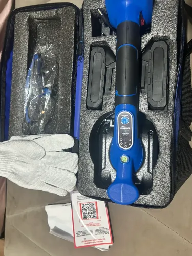 Máquina Vibratória Para Assentar Piso E Porcelanato + 2 Baterias
