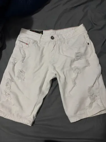 short jeans branco