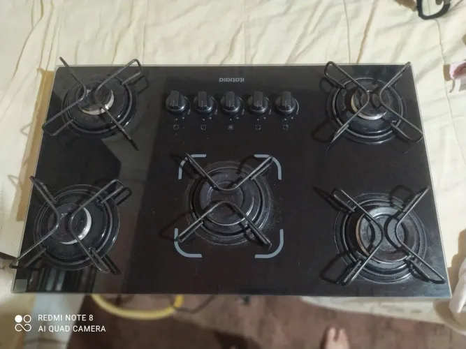 Fogão Cooktop 5 bocas semi novo: se vier buscar faço por 300 
