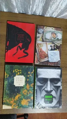 LIVROS CLC - JANE EYRE, CRIME E CASTIGO, DIARIO DO ANO DA PESTE