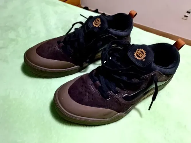 tênis vans bmx peak chocolate brown 39