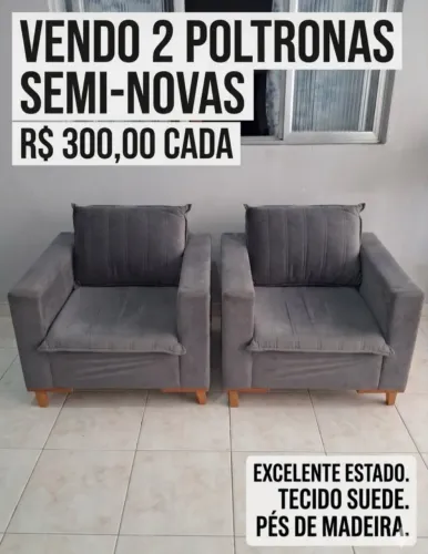 Duas poltronas individuais