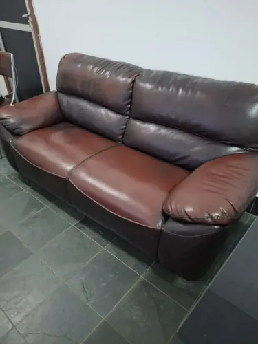 Sofá Courino marrom