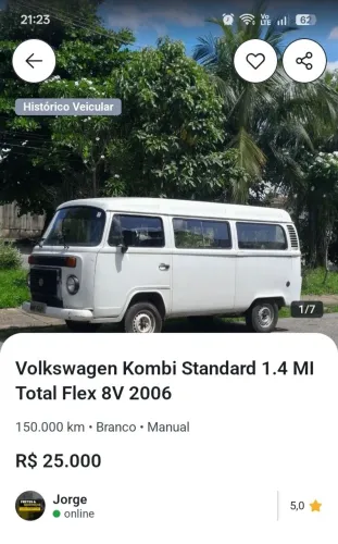 Volkswagen Kombi Standard 1.4 MI Total Flex 8V 2006